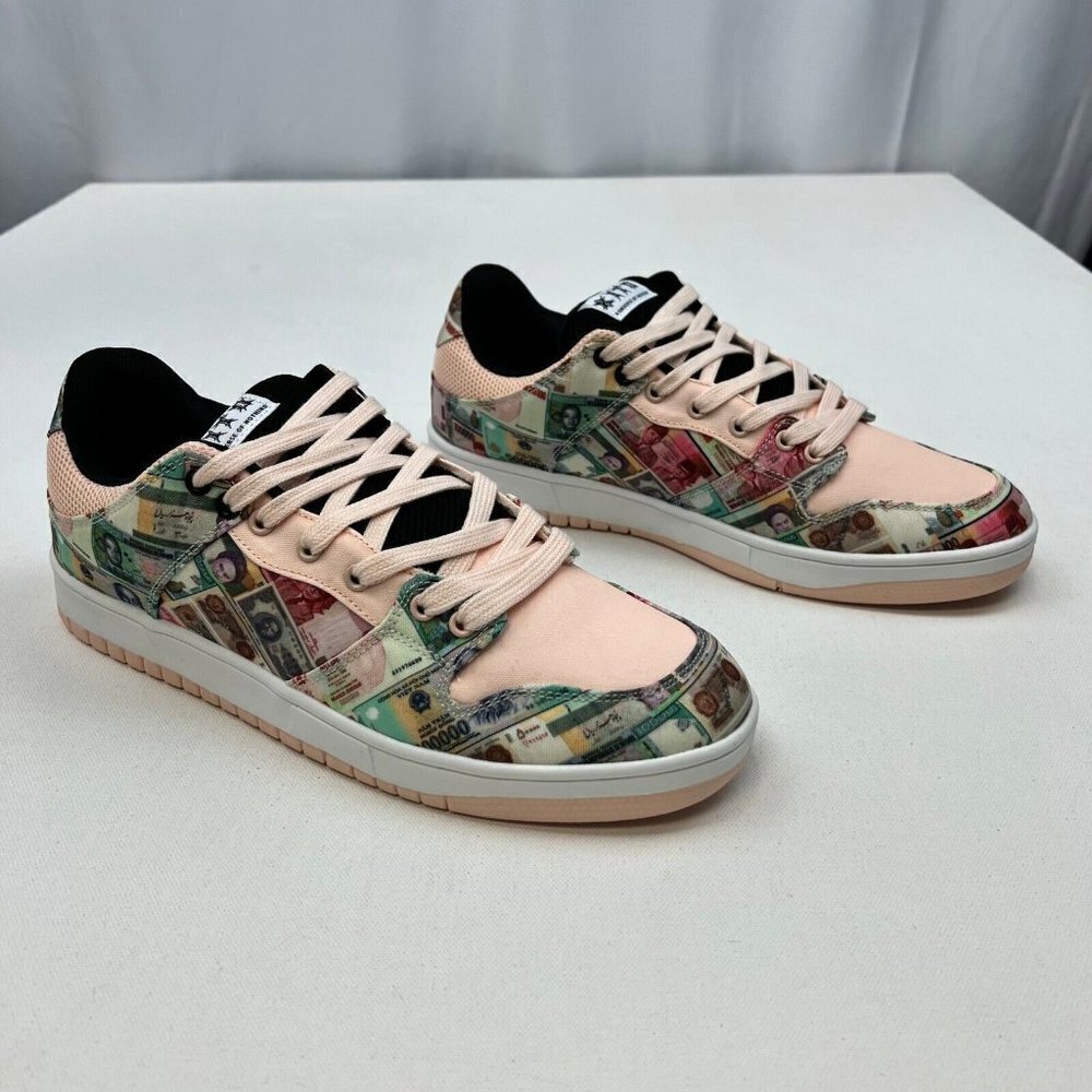 Kito Wares Root of Evil Mens Multicolor Low Top Lace Up Sneaker Shoes Size 9 - Picture 4 of 12
